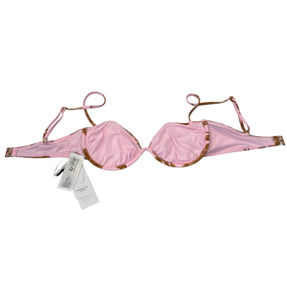 Anthropologie Seafolly Rococo Ruched Split Wire Floral Blossom Bikini Top 4 US - Picture 10 of 13